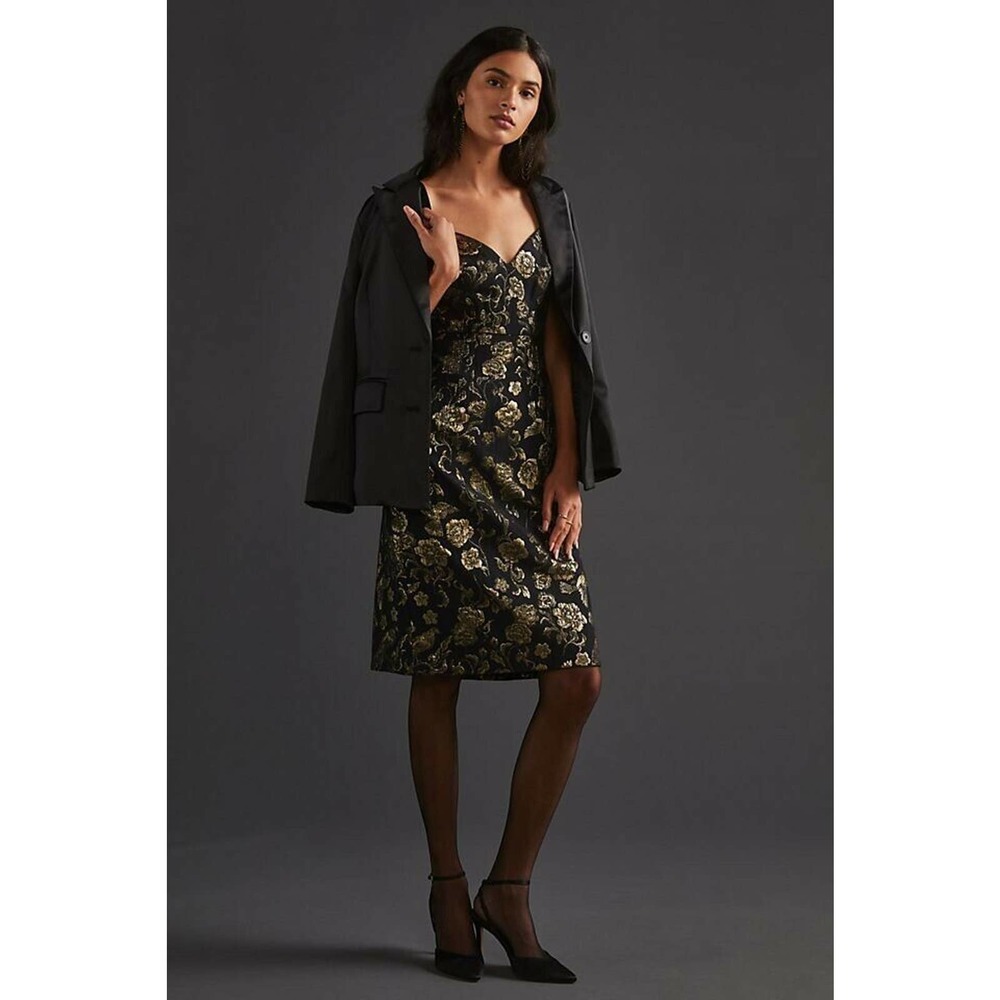 FINAL SALE Anthropologie Maeve Jacquard Mini Dress